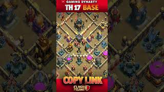 BEST TOWN HALL 17 BASES 9 #shorts #clashofclans #shortsfeeds #shortvideo #short #supercell