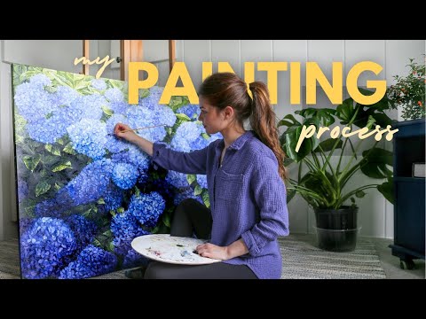 blue hydrangeas & what to do with them (Ina Garten this is for you)
