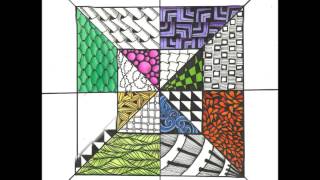 Pattern Sampler Zentangle Inspired Art