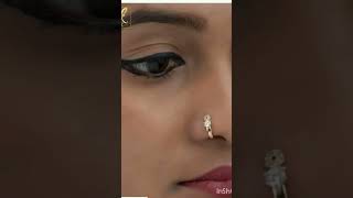 Nose rings design 😍😍😍#beautyful gold nose rings design #shorts