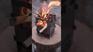 Campfire KILLER! Flatpack Camping Stove!
