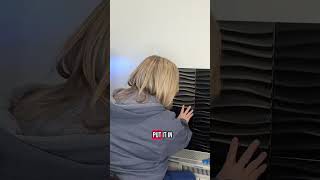 3D Wall Panels #wallpanels #3dwallpanels #3dwallpanel #rippleeffect #cooldesign #decorating