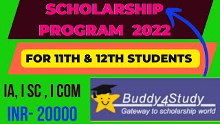 Buddy4study Scholarship apply | Scholarship Program 2022 #mmeveryoneknowledge #Scholarship