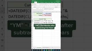 Calculate Your Age - Excel Tricks Series #tricksverse #excel #excel_hacks #exceltutorials