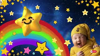 Twinkle Twinkle Little Star 🌙 Baby Sleep Music | NO ANNOYING MIDDLE ADS | Soothing Lullaby.