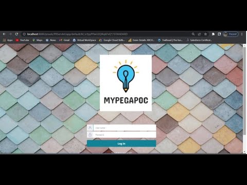 Pega Login Screen Customization, for details pls visit mypegapoc.com