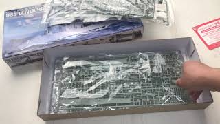 Unbox Academy model U.S. Navy Guided Missile Frigate USS Oliver Hazard Perry FFG-7爱德美模型美国佩里级导弹护卫舰