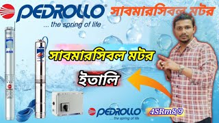 যেভাবে ইতালি সাবমারসিবল পাম্প চি*ন*বে*ন// Italy Submersible Water Pump Pedrollo/ Valo Panir Motor