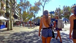 西班牙巴塞隆納自由行來到海灘廣場 Barcelona (Spain)