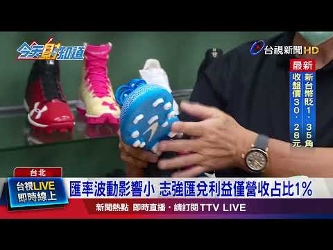 匯率波動影響小 志強匯兌利益僅營收占比1%