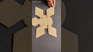 Wall hanging craft ideas/ cardboard wall hanging #youtubeshorts #diy #walldecor