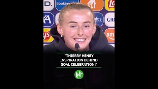 Chloe Kelly took inspiration from Arsenal legend Thierry Henry 👑🥶