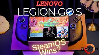 Legion Go S SteamOS Unboxing & Review – FPS Benchmarking | The Best New Handheld?