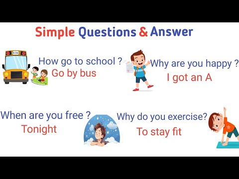 simple question & answer / improve your spoken English / English learning