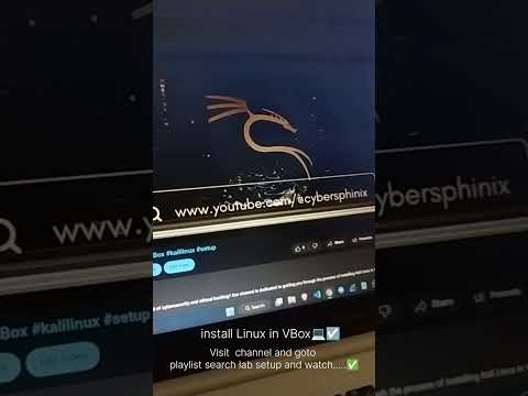 Easy Kali Linux Setup in VirtualBox 💻✅ #KaliLinux #CyberSphinix #CyberSecurity #CyberWare