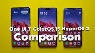 One UI 7 vs ColorOS 15 vs HyperOS 2 - S25 Ultra vs Oppo Find X8 Ultra vs Xiaomi 15 Ultra