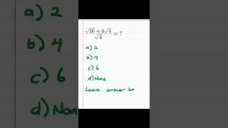 Can You Solve this Square Root Of a Fraction?  #maths #education #shorts