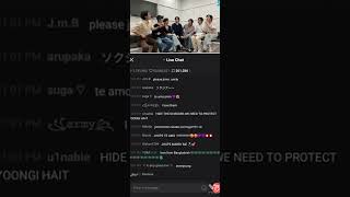 jin saying v to keep quiet 🤐😂 #bts #vlive #shorts #taehyung