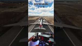 Landing the B747 at Palma de Mallorca Airport (LEPA) | FS2020 #msfs2020 #shorts #aviation #b747