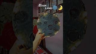 Moon lamp|Diy Moon lamp|#shorts#ytshort #youtube #craft #art #easywallhanging#easydecor#moonlamp#diy