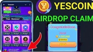 Yescoin Airdrop Claim | Yescoin Airdrop Claim And Withdraw in Bank | | Yescoin Binance Skin Claim