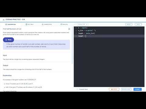 Coding Practice