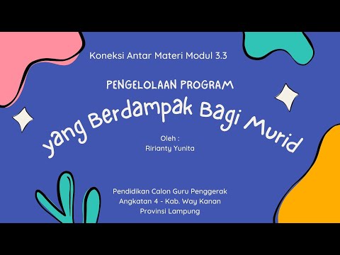 Koneksi antar materi modul 3.3 | Pengelolaan Program yang berdampak bagi murid