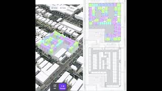 Generating Multifamily Housing Design Options with Cores coming through Parking Area