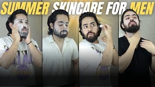 Summer skincare routine for men ( BASIC BEGINNER FRIENDLY )