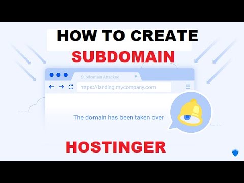 How to create a subdomain in Hostinger web hosting | #The codestar