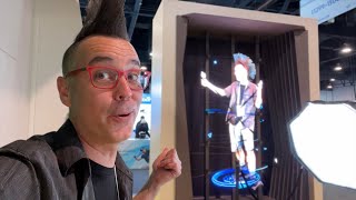 I Turned Myself Into a Hologram at CES 2024