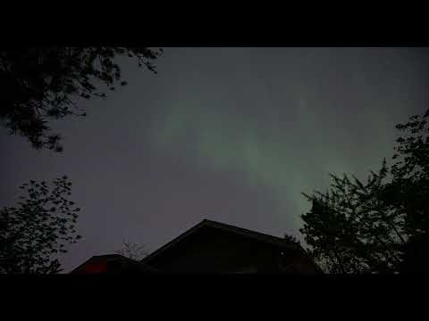 Aurora borealis over Seattle, May 11, 2024