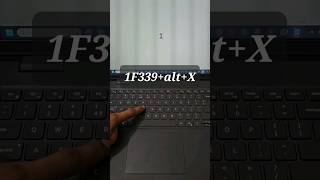 1F339+alt+X use #laptop #short #shortcut #rose #emoji
