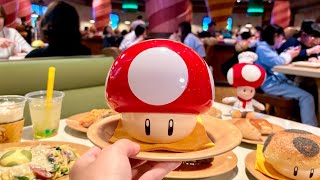 【全種類食べてみた】2024年ユニバのマリオフード全制覇『スーパー・ニンテンドー・ワールド』キノピオカフェ&スーパーマリオカフェ＆ストア｜NO LIMIT!パレード　USJ
