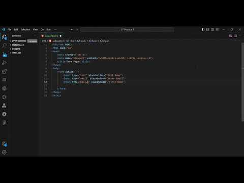 Form Page Create by HTML