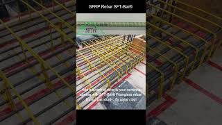 #GFRP #Rebar SFT-Bar®: Add a splash of color to your concrete canvas with SFT-Bar® Fiberglass rebar!