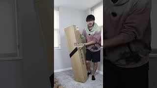 I bought a cardboard bed