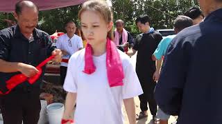 萧府张程氏瑞英夫人出殡仪式