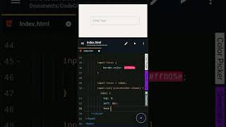 Floating Label Input Field – Easy CSS Animation Tutorial! 🚀