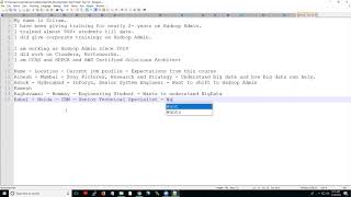 Big Data Introduction - I