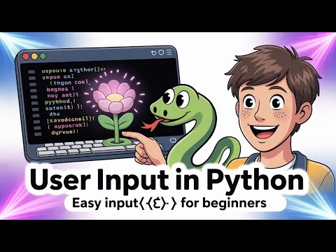 lec-3 :Input from User in Python 🐍 | Input() in Python 🐍 | Python for Beginners 💻