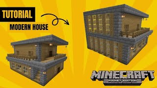 Minecraft: Build a Modern House Tutorial (Easy) | (Part 1) | TechGamer