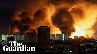 Russian missiles and drones hit Kyiv in overnight assault