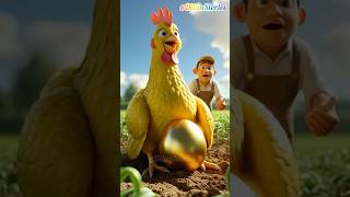 😱The yellow hen laid a golden egg #ai #hen #eggrecipe