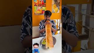 Maine poora Dosa Kha lia 😂 #dushyantkukreja #shorts #comedy #funny #foodchallenge #reelscomedy