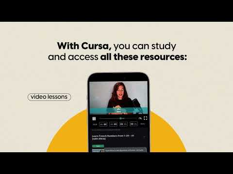 Learn French quickly and FOR FREE - Install Cursa App - 16x9