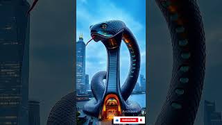 When King Cobra Become A Building | Snake Edition | #shorts #building #kingcobra #ai