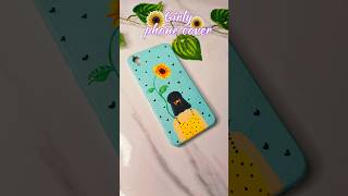 phone cover painting|cute phone cover acrylic painting 😍#shortvideo #ytshorts #shortvideo #shorts