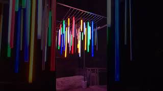 Lumiere Art of Light: Wind Harmony in Motion #torontoart #nightlife #shorts