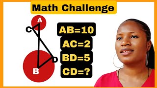 A Nice geometry math question|solve for length CD